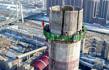 煙囪拆除施工平臺(tái)應(yīng)具備的各種條件