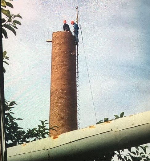 煙囪拆除-拆除廢棄煙囪