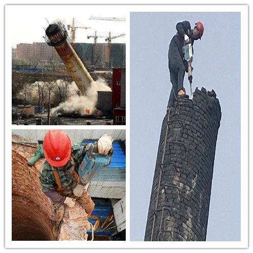 揚州煙囪人工拆除的技術要求及注意事項