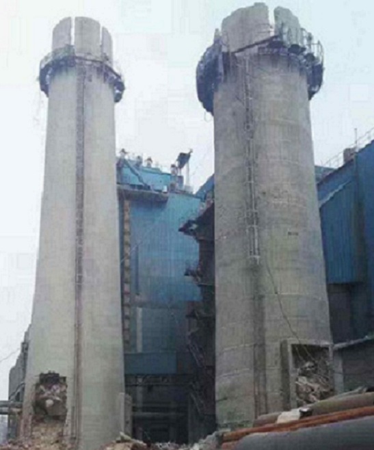 揚州 水泥煙囪拆除怎樣才能保證施工安全