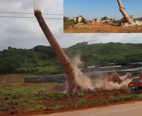 煙囪定向拆除公司  技術(shù)專業(yè)