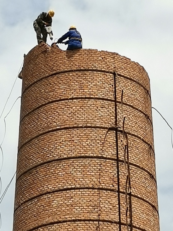 煙囪人工拆除實施方案 技術(shù)分享