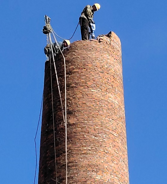 煙囪拆除-磚煙囪人工拆除價格？