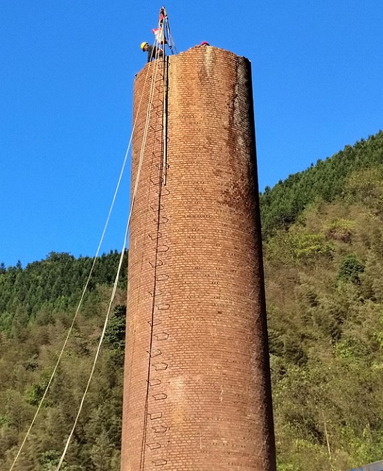 煙囪拆除工藝過程中的技術(shù)性