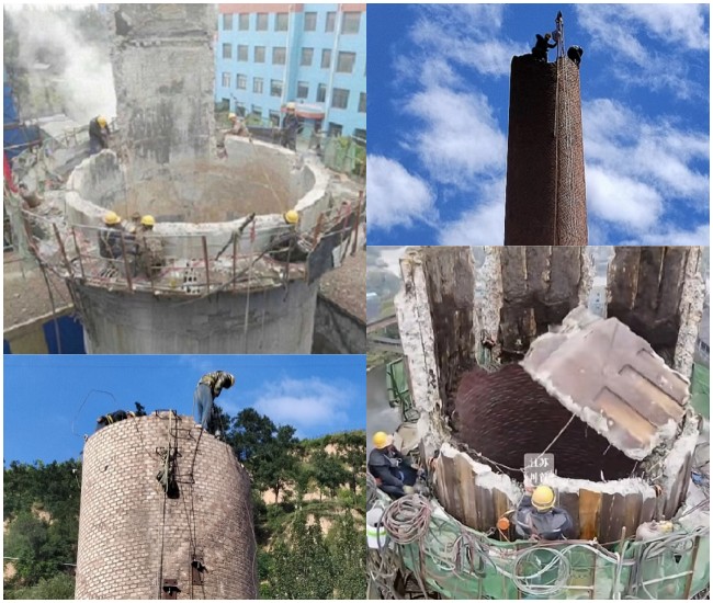 水泥煙囪拆除具體方法是什么？