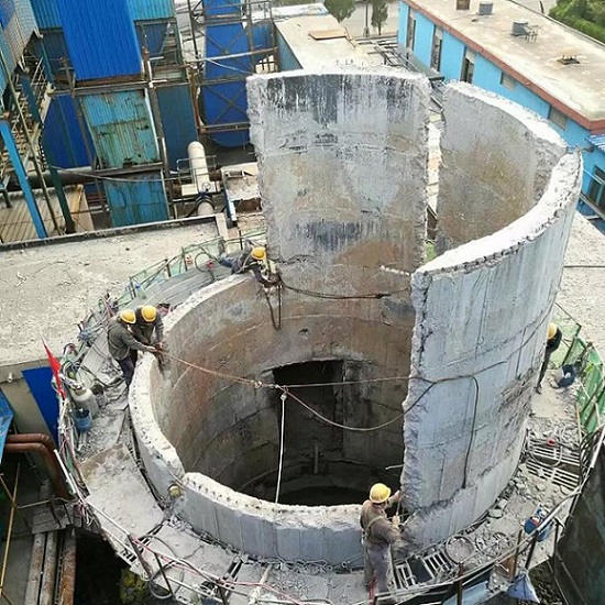 重慶水泥煙囪拆除注意事項及施工過程分享