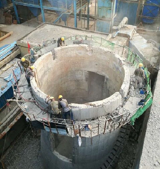 重慶煙囪拆除公司水泥煙囪人工怎么拆除？