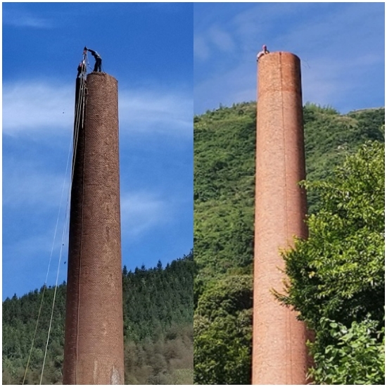 西寧煙囪拆除公司：專業(yè)技術(shù)，實(shí)力見證，案例分享