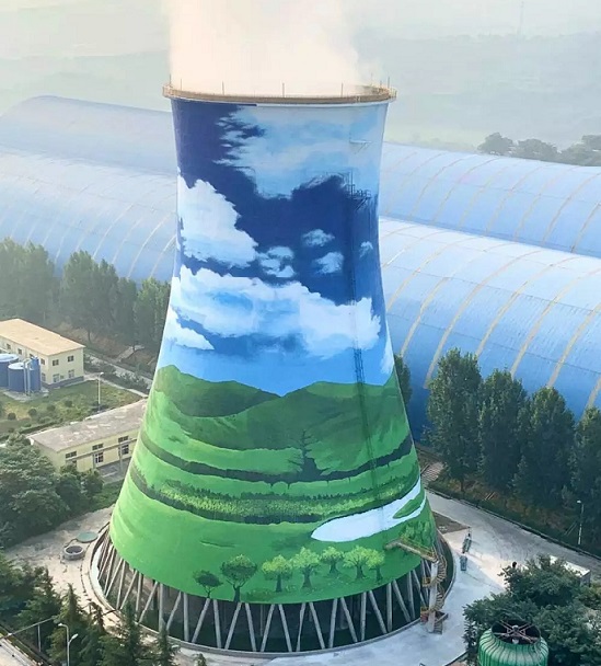 冷卻塔美化彩繪：專業(yè)美化，讓冷卻塔煥發(fā)新生