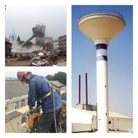 拆除廢棄水塔，消除安全隱患，守護城市安全