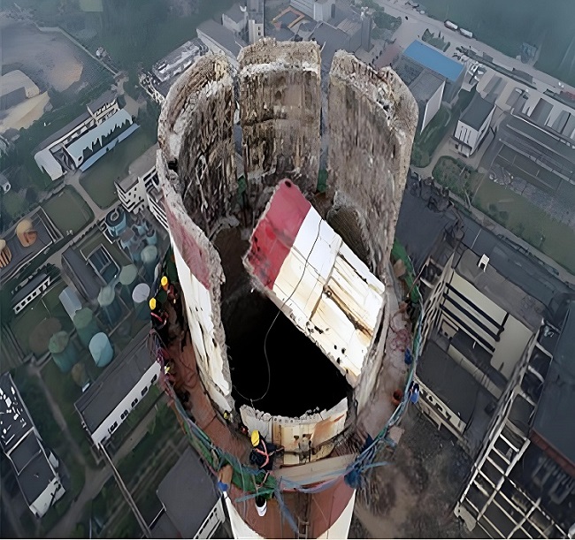 廢棄煙囪拆除：安全與環(huán)保并重的城市更新工程